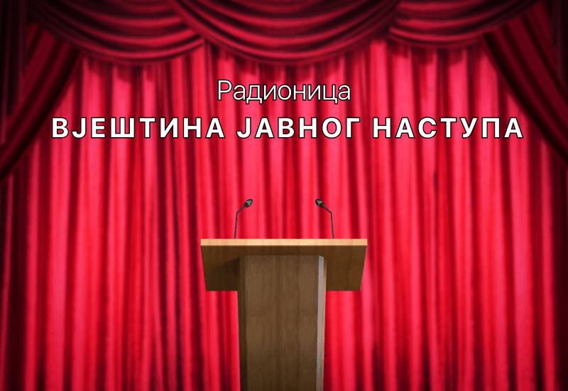 Radionica „Vještine javnog nastupa“ – prilika za studente Filozofskog i Pravnog fakulteta