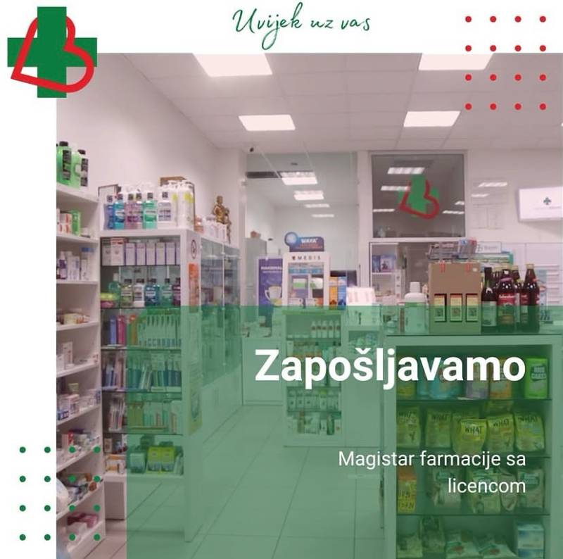 Apoteka Biljana zapošljava