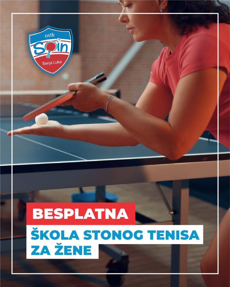 Besplatna škola stonog tenisa za žene