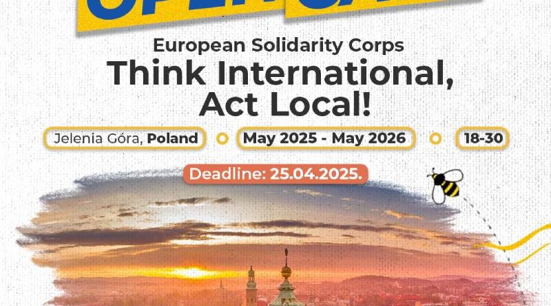 Open Call for Long-term ESC “Think International, Act Local!” in Jelenia Góra, Poland