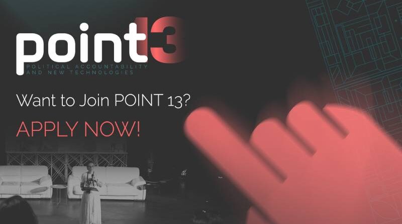 Open call: Register to Participate in the POINT 13 Conference!