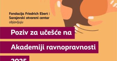 Otvoren je poziv za sedmu generaciju Akademije ravnopravnosti