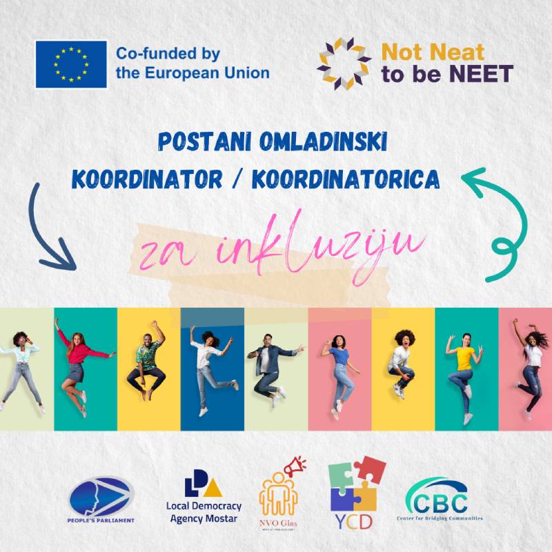 Želiš postati certifikovani omladinski koordinator/ice za inkluziju? Evo prilike!