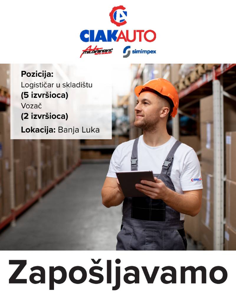 CIAK Auto zapošljava