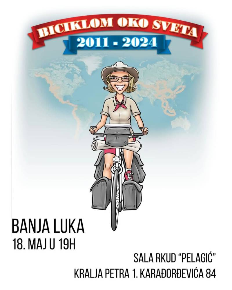 “Ciklonomad: Život na dva točka” – putnička tribina Snežane Radojičić