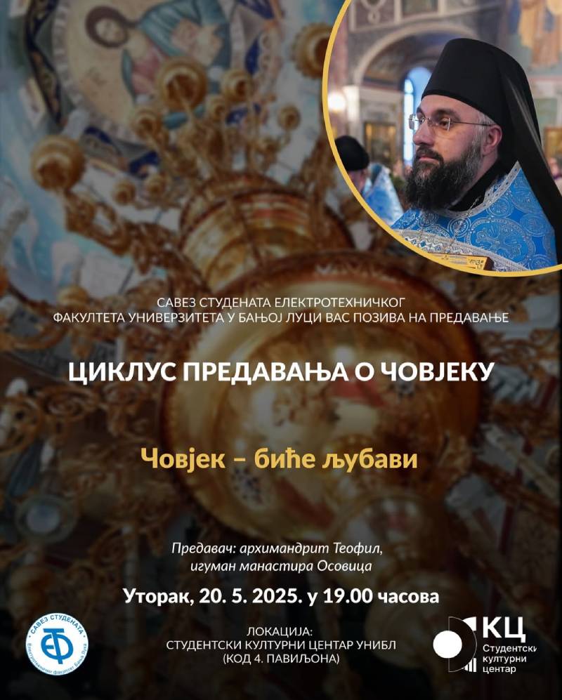 Ciklus predavanja o čovjeku: Čovjek - biće ljubavi