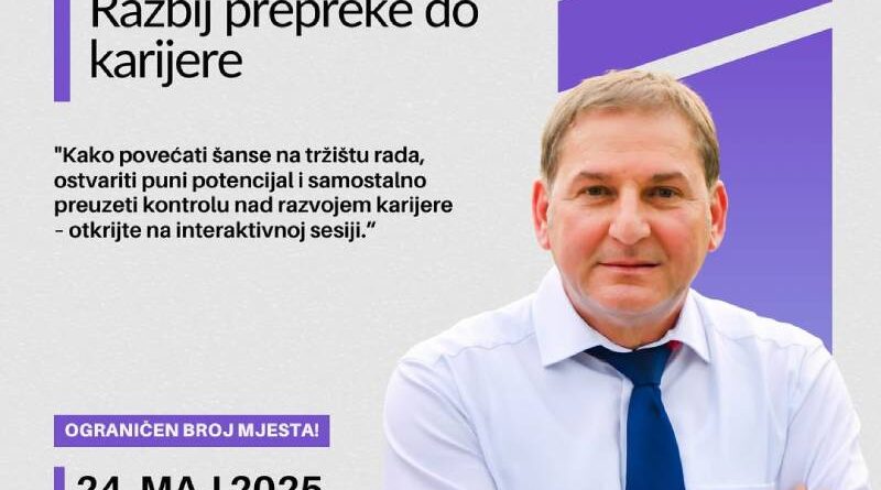 Webinar “Jobstacle Breaker: Razbij prepreke do karijere”