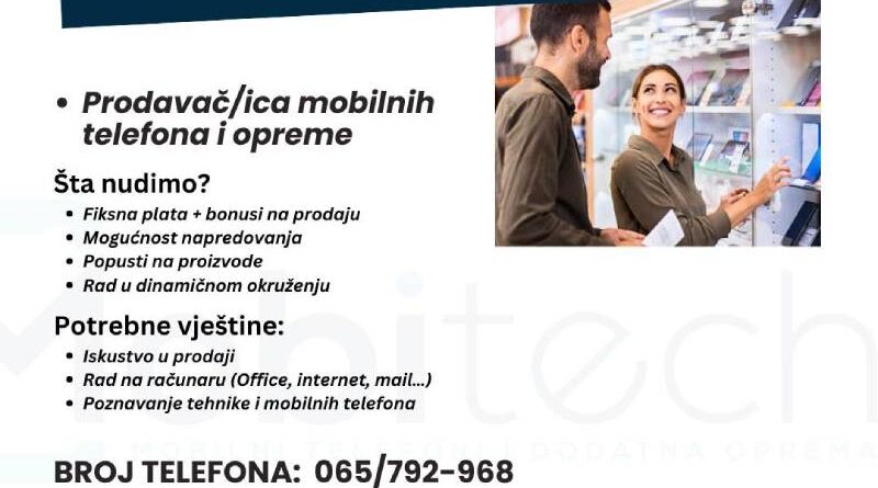 Mobitech zapošljava