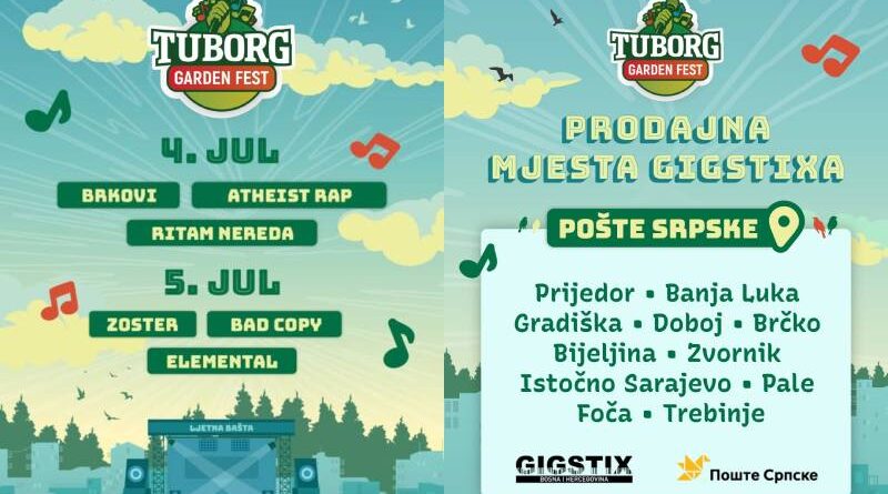 Pank-folk legende “Brkovi“ ponovo stižu na “Tuborg Garden Fest“