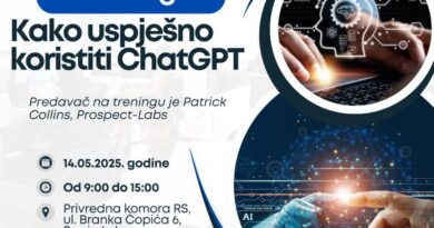 Poziv na trening „Kako uspješno koristiti ChatGPT“