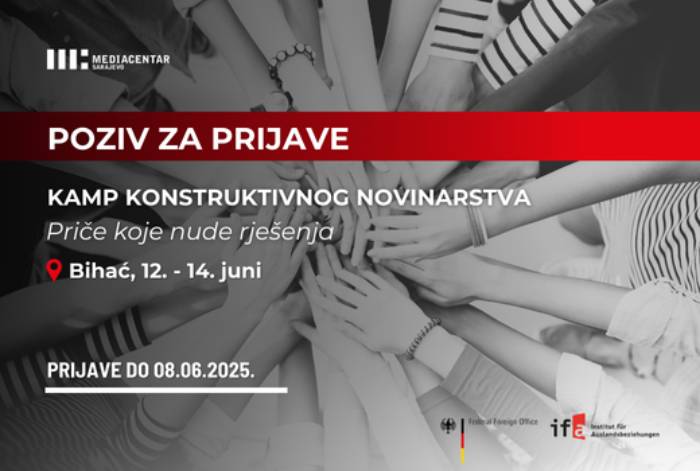 Poziv za prijave na kamp konstruktivnog novinarstva: Priče koje nude rješenja