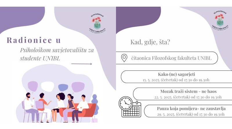 Radionice u Savjetovalištu