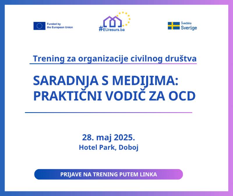 Saradnja s medijima: Praktični vodič za OCD
