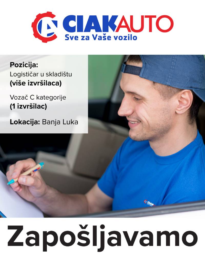 CIAK Auto zapošljava