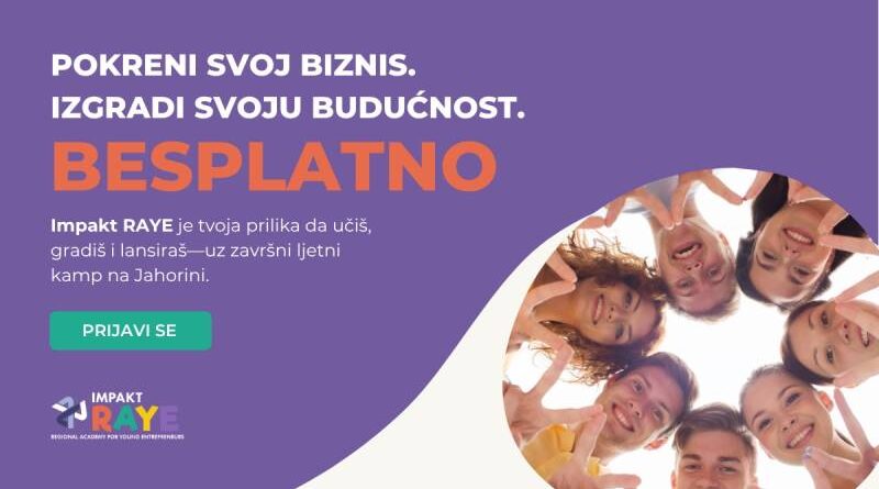 IMPAKT RAYE: Jedinstvena prilika za mlade preduzetnike na Zapadnom Balkanu