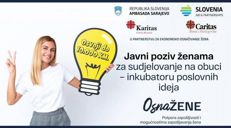 Javni poziv ženama za učestvovanje na obuci – inkubatoru poslovnih ideja u okviru projekta EmpowerHER