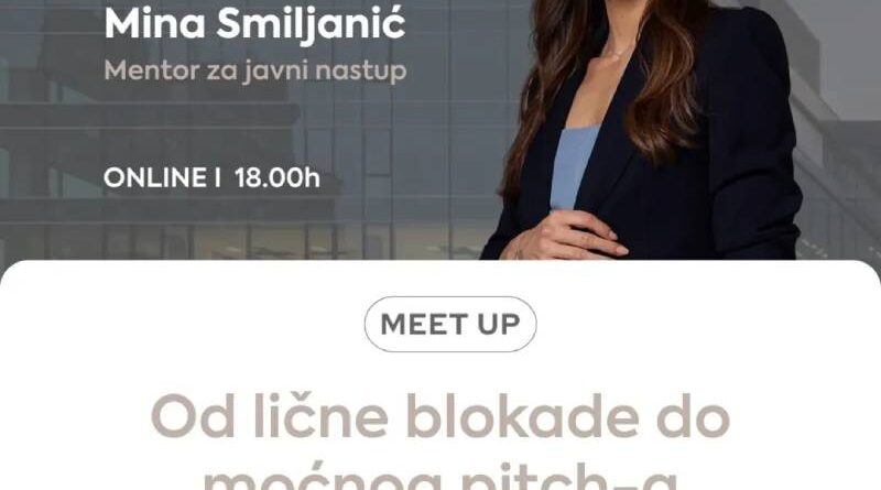 Online meetup: Od lične blokade do moćnog pitch-a