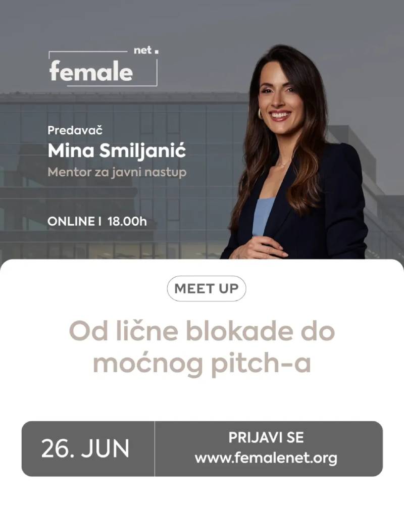 Online meetup: Od lične blokade do moćnog pitch-a