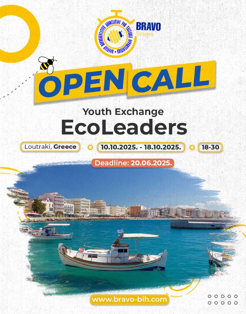 Open Call for Youth Exchange “EcoLeaders” in Loutraki, Greece