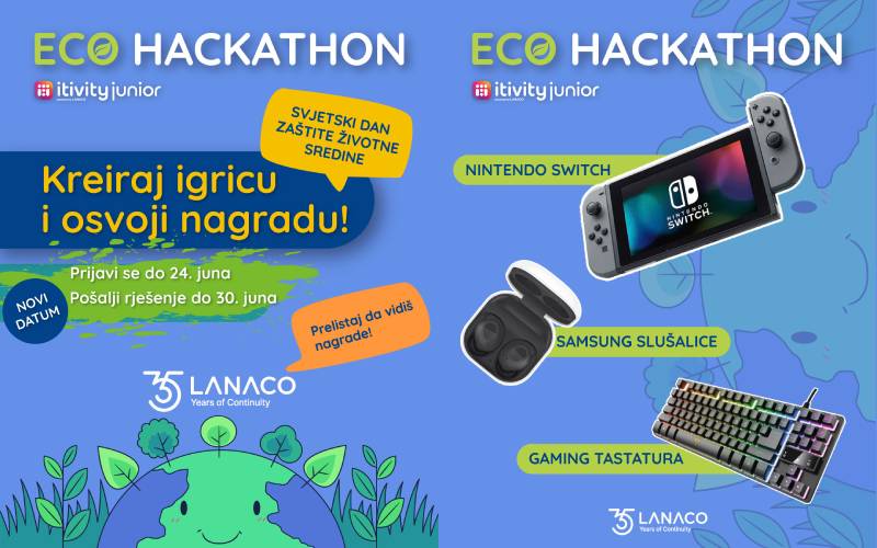 ECO HACKATHON 2025: Produžen rok za prijave