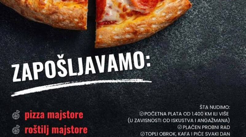 Picerija Venecija zapošljava