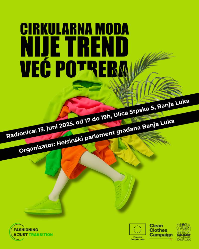 Radionica "Cirkularna ekonomija nije trend već potreba" biće 13. juna