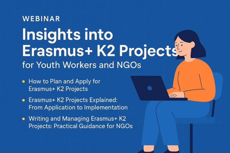 Webinar: Insights into Erasmus+ K2 Projects for youth workers and NGOs
