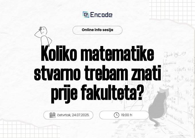 Besplatna online info sesija za brucoše i srednjoškolce koji upisuju tehničke i prirodne fakultete