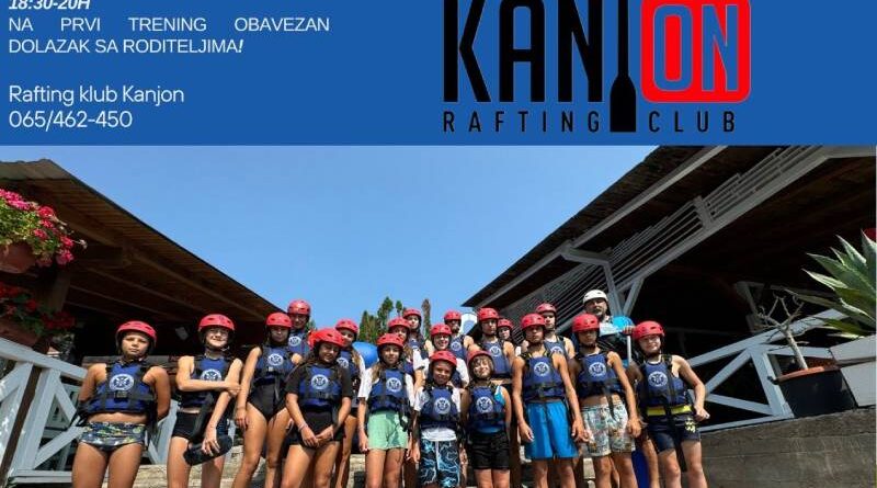 Besplatna škola raftinga za djecu i tinejdžere
