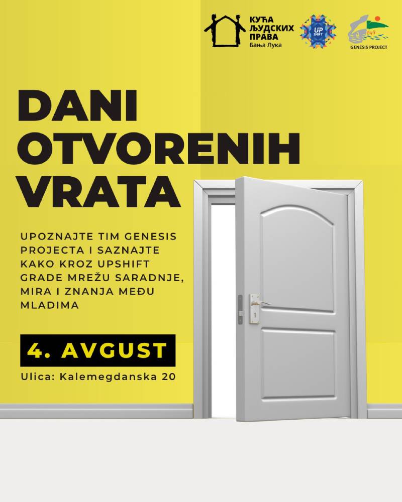 Genesis Project: Dani otvorenih vrata