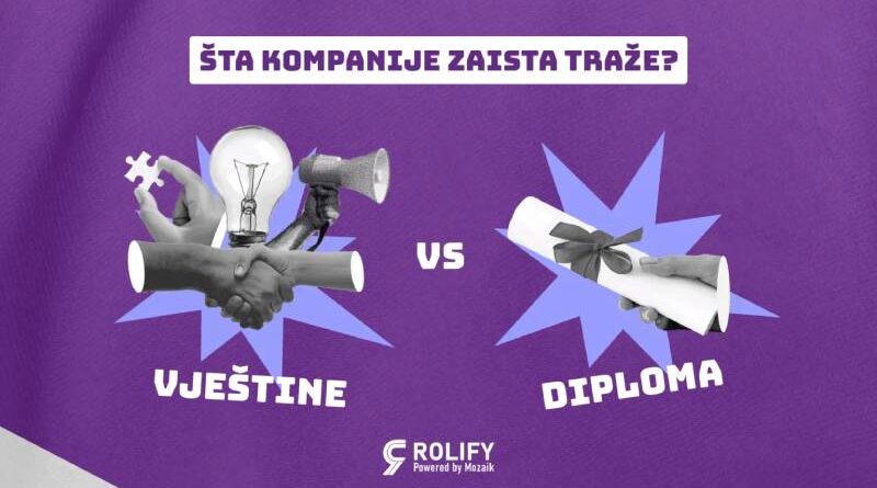 Diploma je početak, vještine vode do cilja na tržištu rada