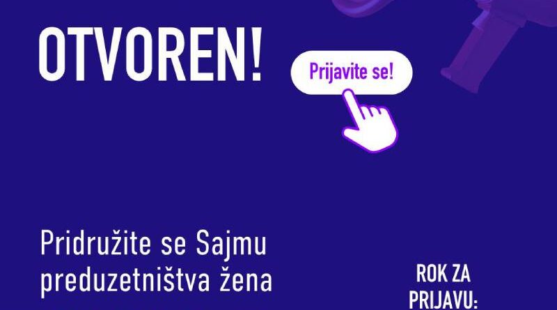 Prijavite se za Sajam preduzetništva žena EXPO 2025!