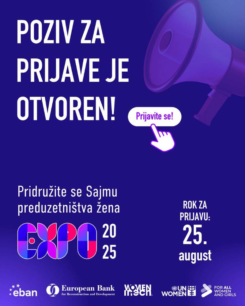 Prijavite se za Sajam preduzetništva žena EXPO 2025!