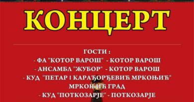 Koncert KUD-a „Srpski vitezovi“ u nedjelju u amfiteatru manastira Gomionica