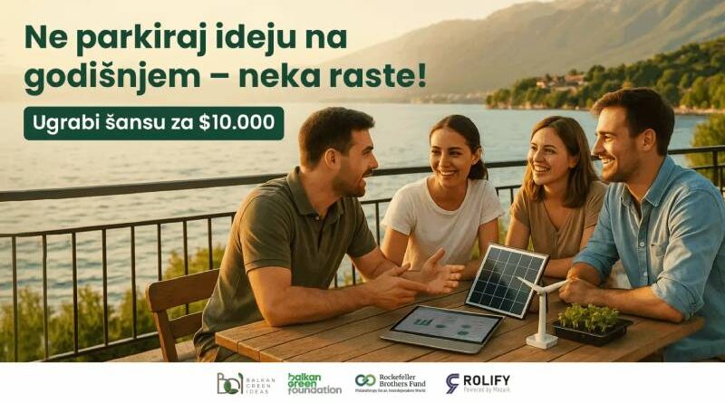 Osvoji do $10.000 za razvoj svoje zelene ideje ili biznisa