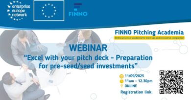 Poziv na FINNO Pitching Akademiju- unaprijedite svoje vještine prezentacije pred investitorima