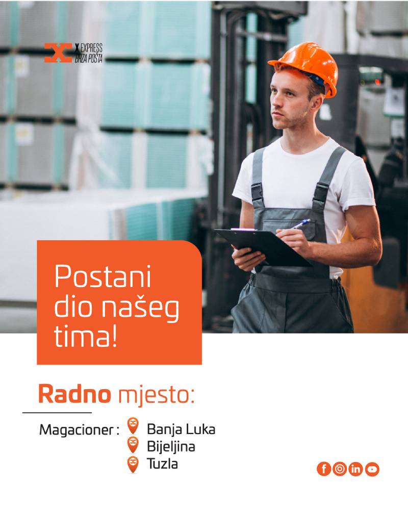 X express zapošljava
