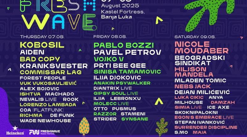 "Freshwave" festival predstavio konačan lineup: Od svjetskih techno ikona do regionalnih zvijezda