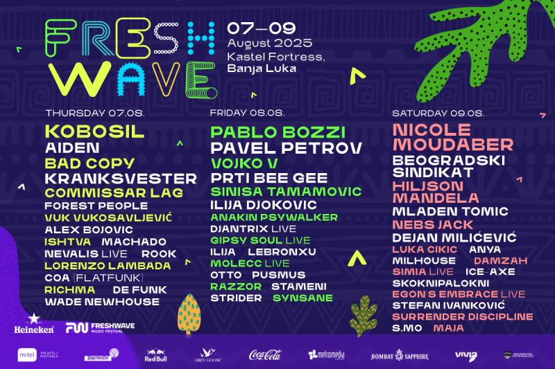 "Freshwave" festival predstavio konačan lineup: Od svjetskih techno ikona do regionalnih zvijezda