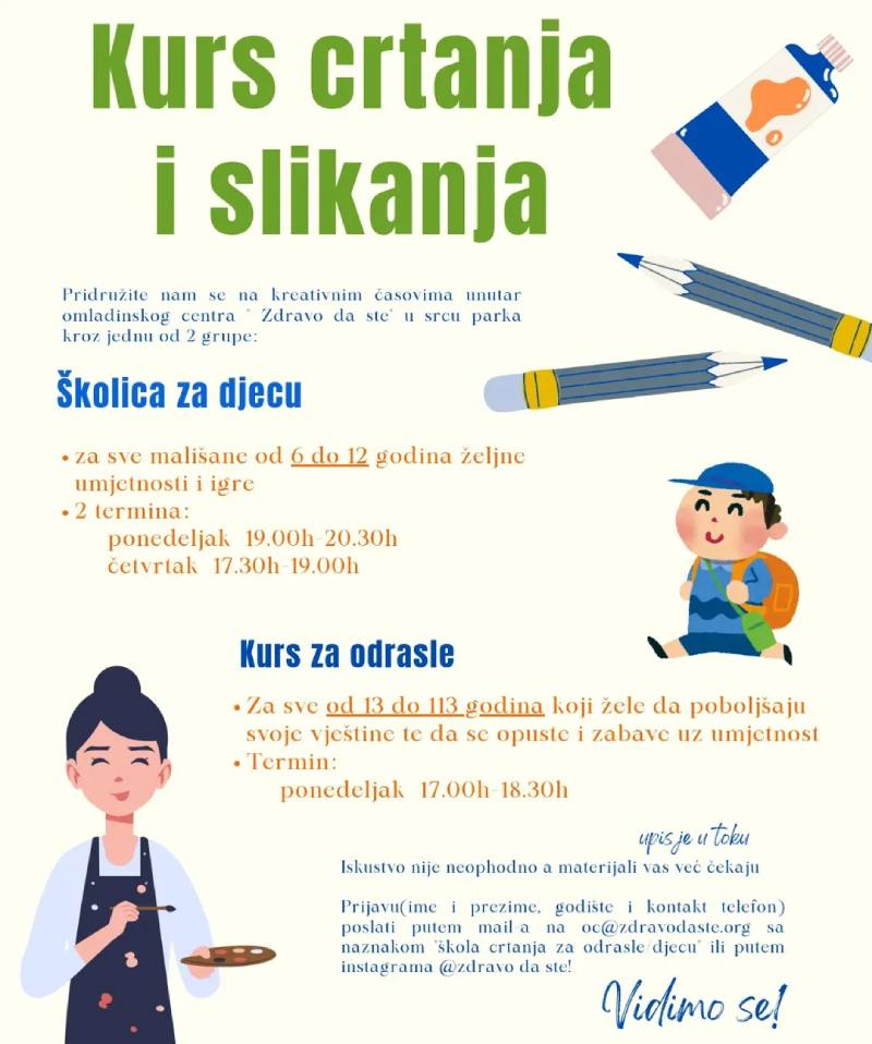 Kurs crtanja i slikanja