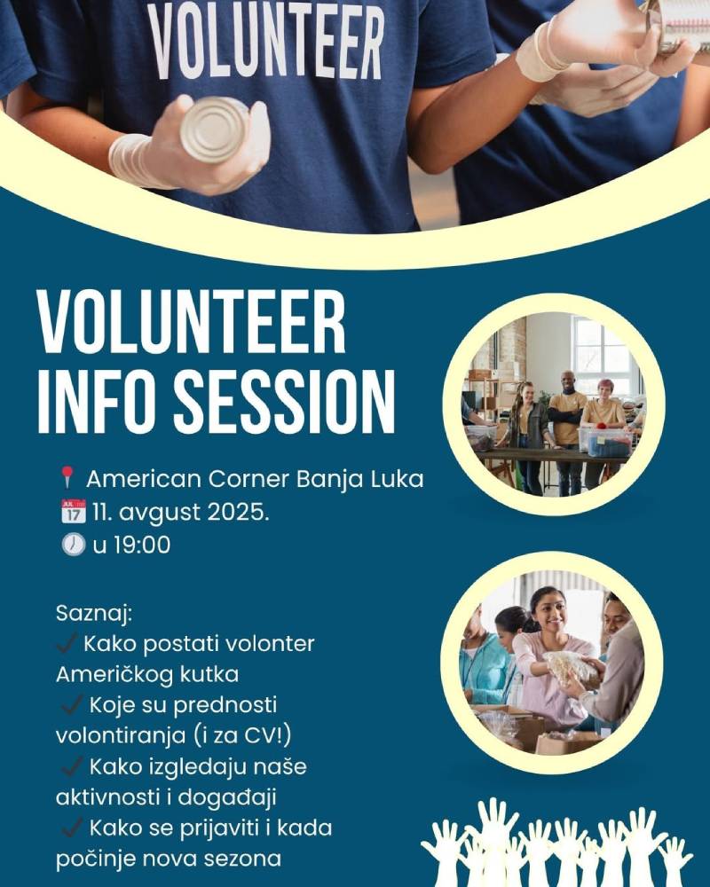 Info sesija o volontiranje u Američkom kutku