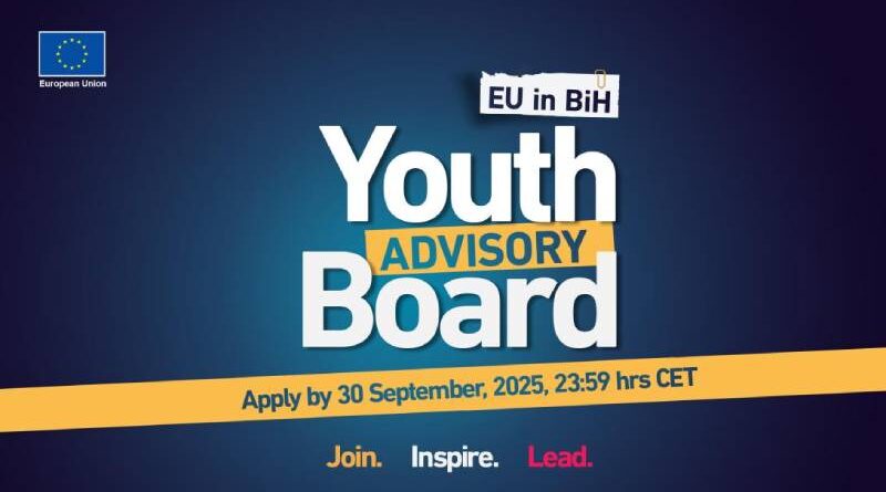 Evropska unija u BiH raspisuje poziv za Omladinski savjetodavni odbor
