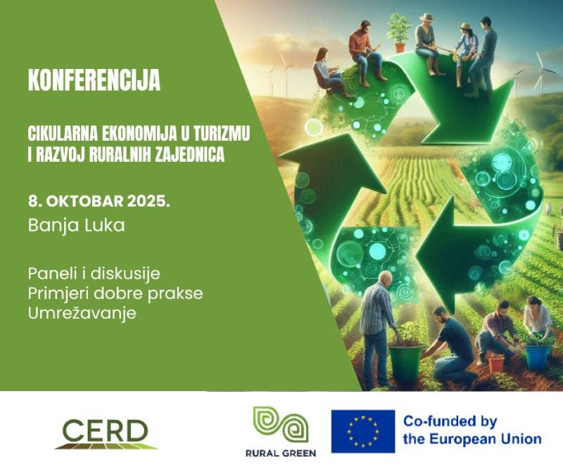 Konferencija “Cirkularna ekonomija u turizmu i razvoju ruralnih zajednica”