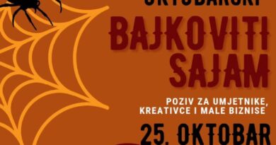 Konkurs za Oktobarski Bajkoviti Sajam