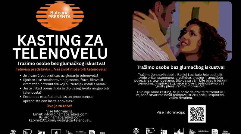 Otvoren poziv: Telenovela kasting u Banjoj Luci