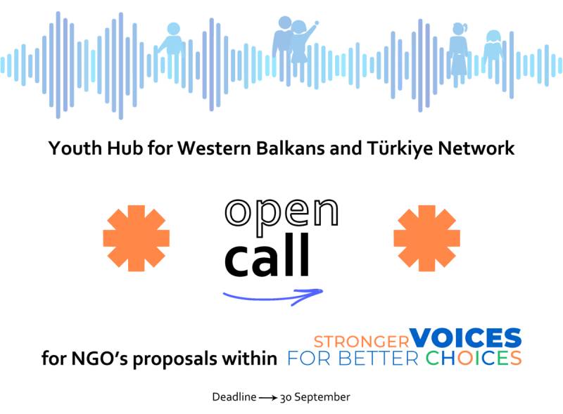 Poziv nevladinim organizacijama za slanje projektnih prijedloga u okviru projekta STRONGER VOICES FOR BETTER CHOICES