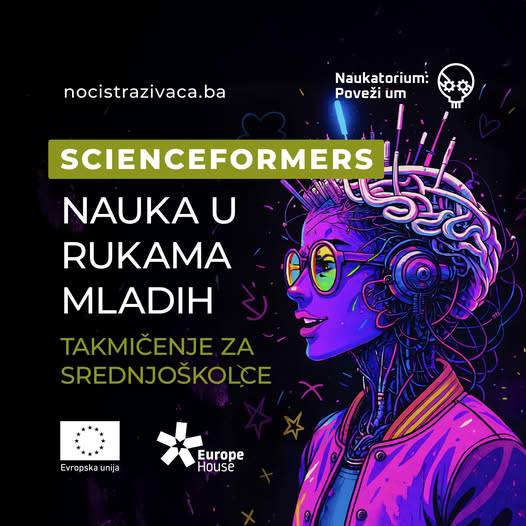 PRIJAVI SE NA “ScienceFormers – nauka u rukama mladih” – TAKMIČENJE ZA SREDNJOŠKOLCE