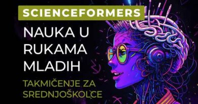 PRIJAVI SE NA “ScienceFormers – nauka u rukama mladih” – TAKMIČENJE ZA SREDNJOŠKOLCE