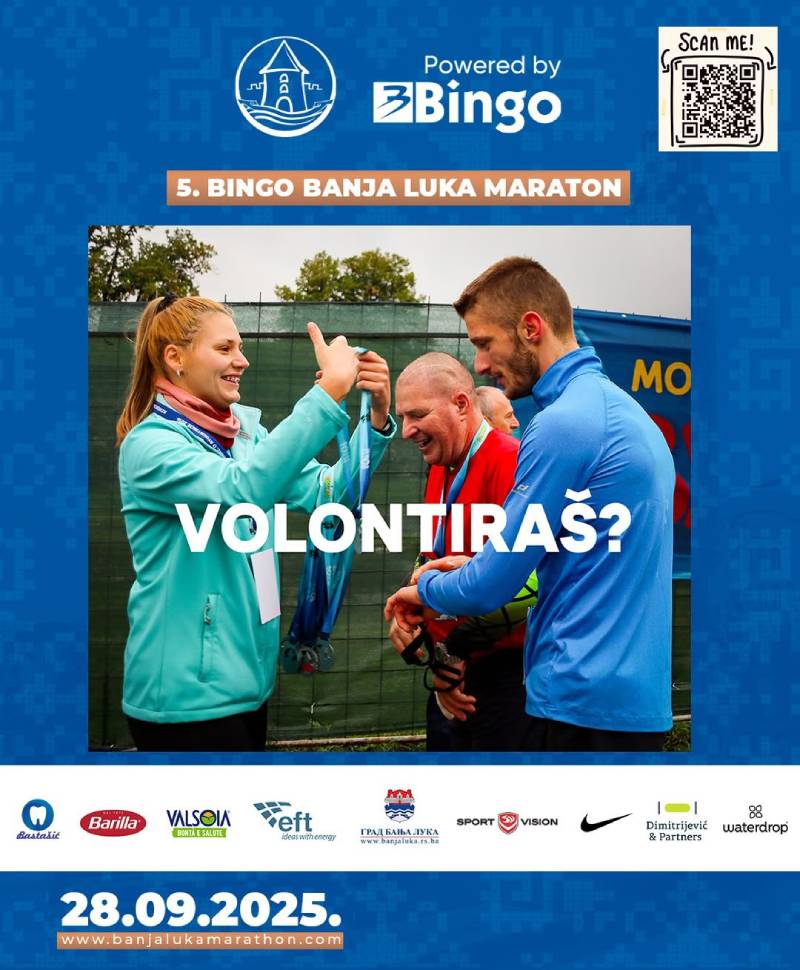 Volontiraj na Banjalučkom maratonu