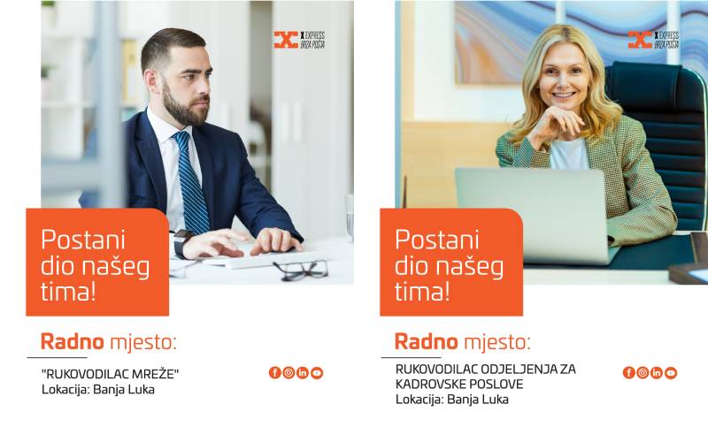 X express zapošljava